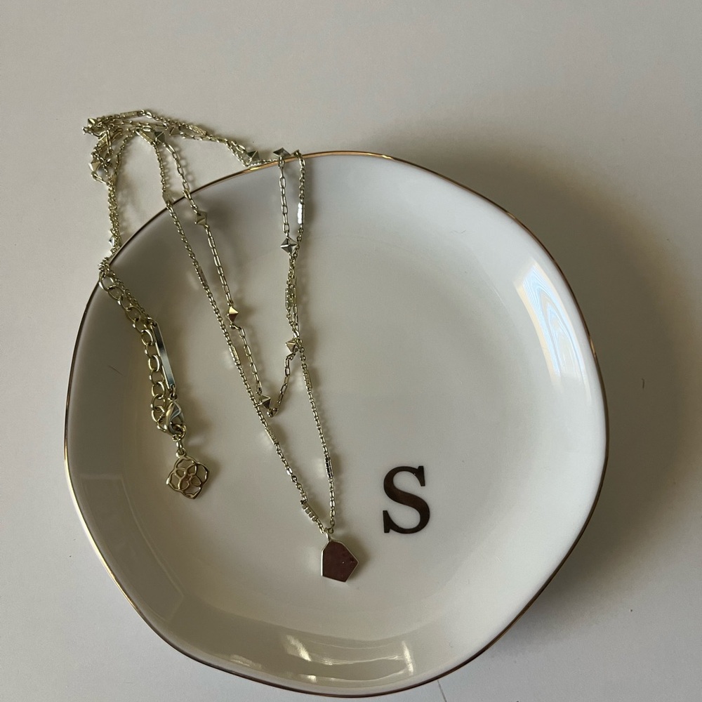 Kendra Scott Clove Multi Strand Necklace in Yellow Gold